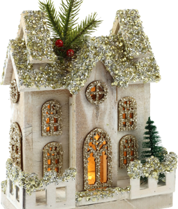 1014 LED-HOUSE WINTER VILLAGE